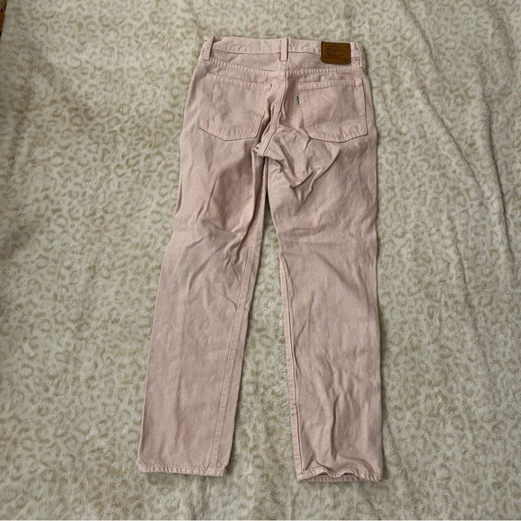 Pink Levi High Wasted Jeans - Picture 6 of 6
